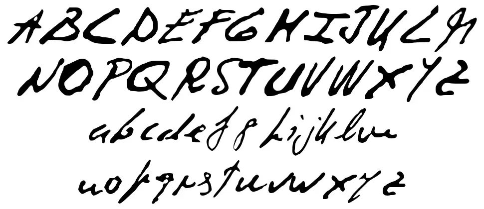 Corrupt Scriptfont specimens