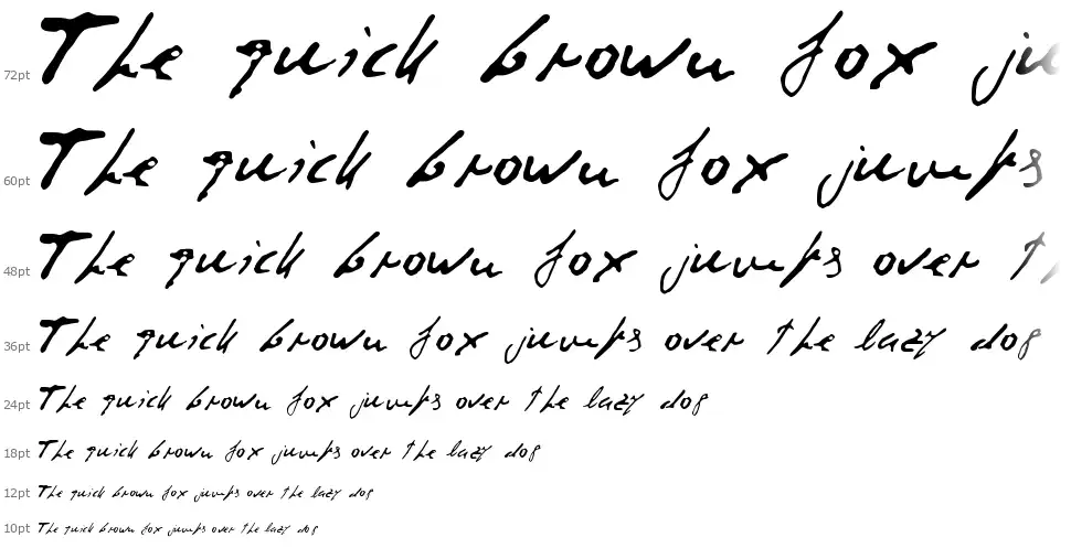 Corrupt Scriptfont waterfall