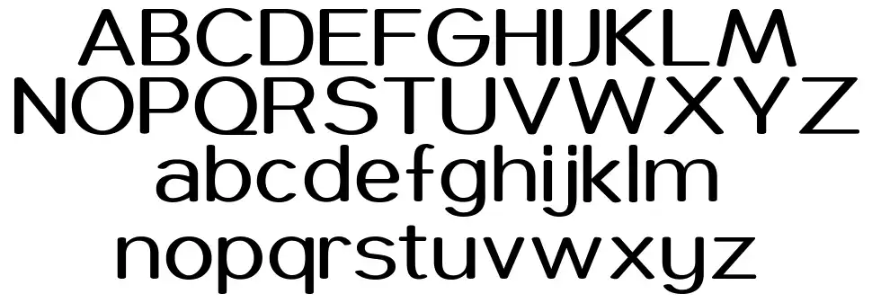 Coughy Machinefont specimens