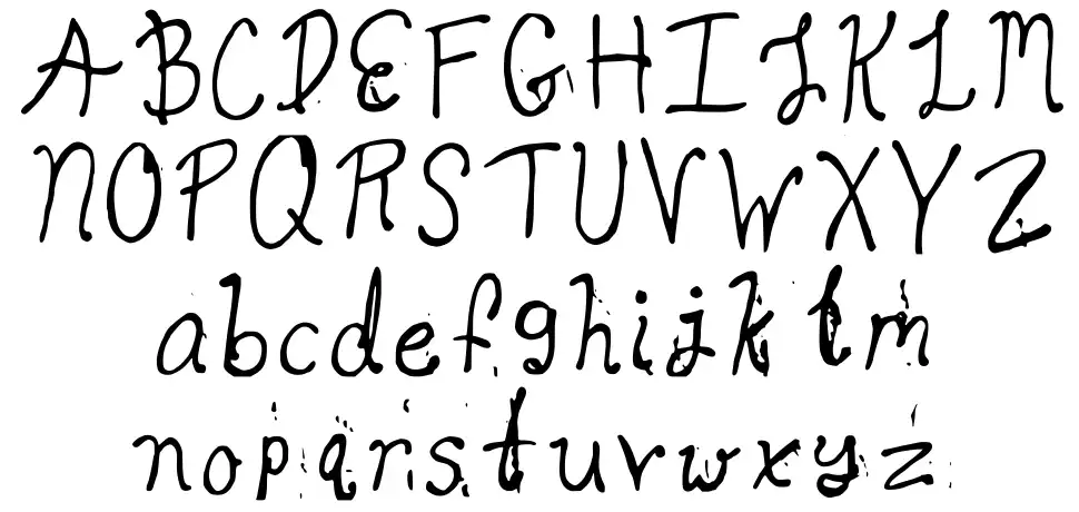 Could Be Bloodyfont specimens