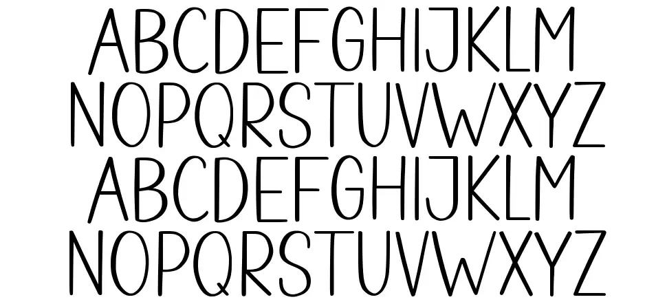 Countryfont specimens