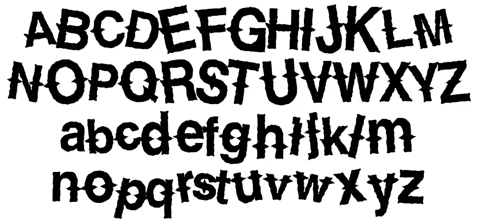 Country Diamondsfont specimens