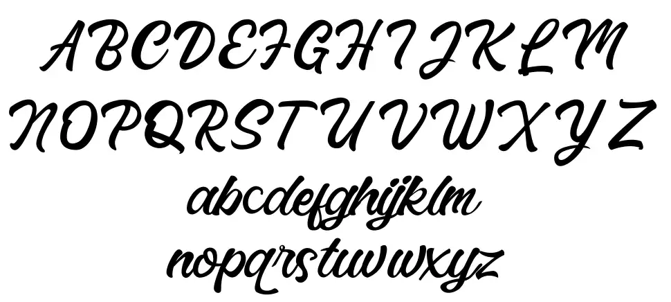 Crazy Wishfont specimens