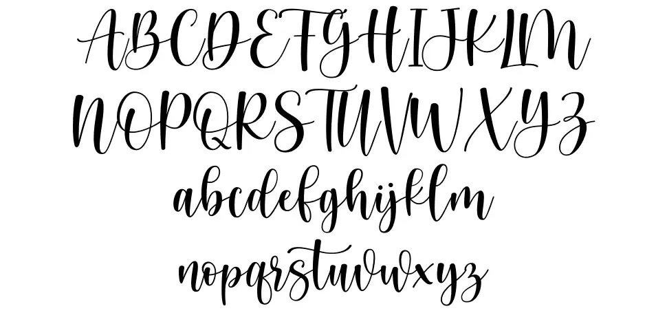 Cream Candyfont specimens