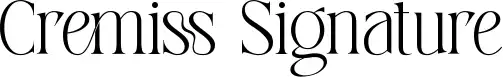 Cremiss Signature