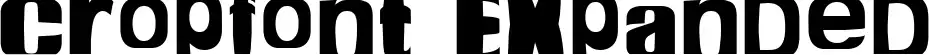 Cropfont Expanded