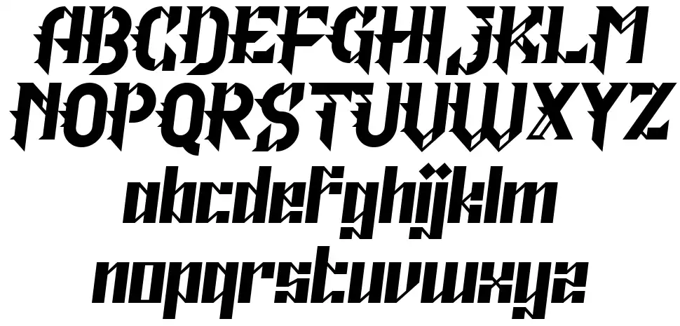 Crows Are Boringfont specimens