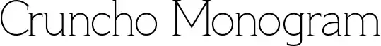 Cruncho Monogram