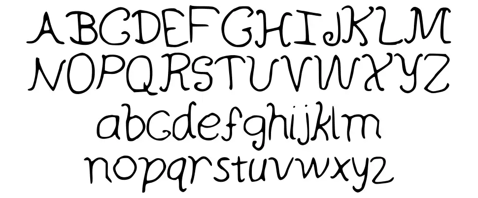 Curly Wurlyfont specimens