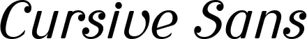 Cursive Sans