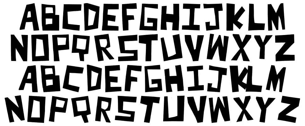 Cut It Outfont specimens