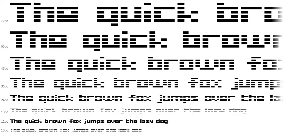 D3 Digitalismfont waterfall
