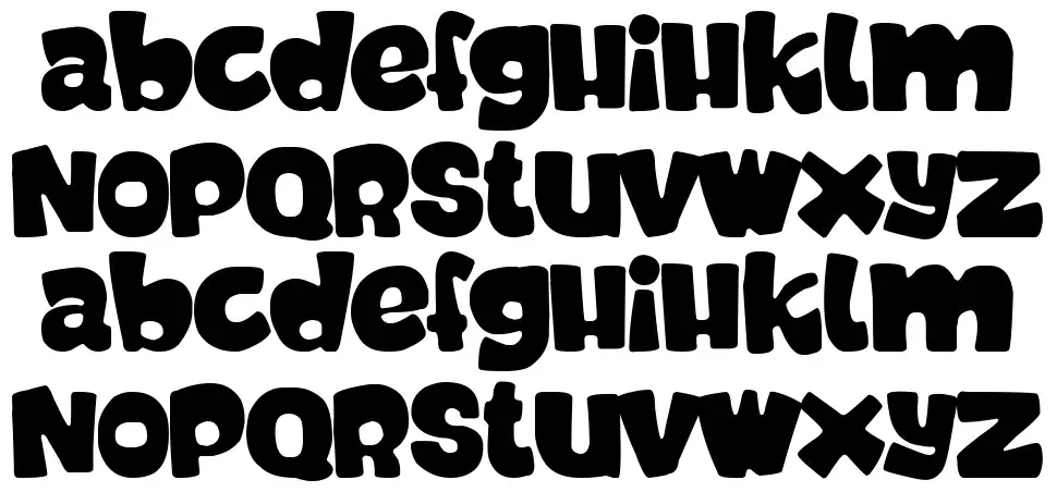 Daddy Cartoonfont specimens