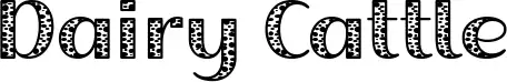 Dairy Cattle