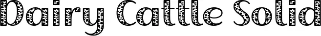 Dairy Cattle Solid