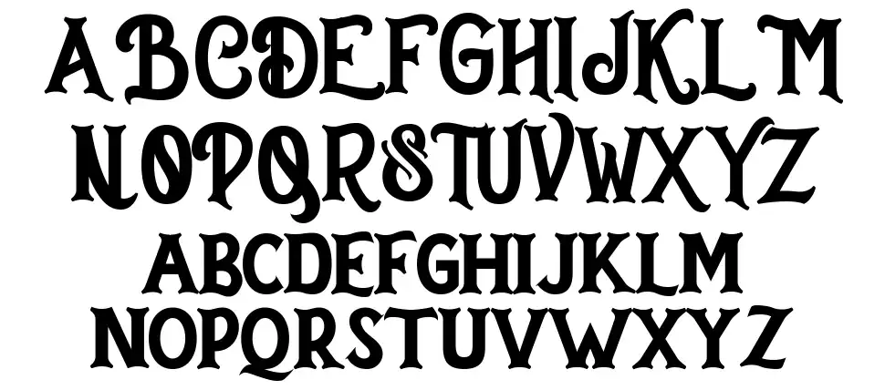 Dakotafont specimens