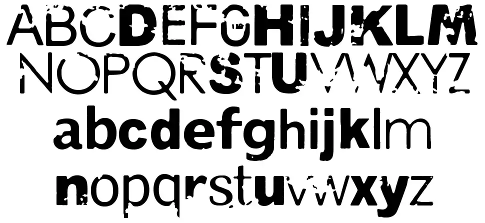 Damage Redfont specimens