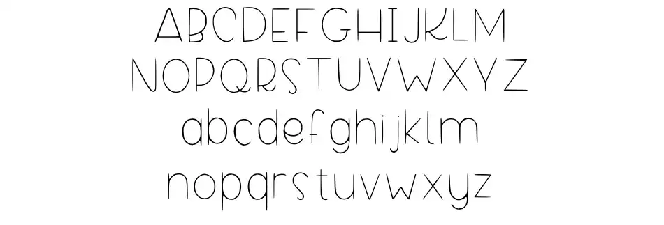 Dani's Handwriting Spécimens Dani's Handwritingfont specimens