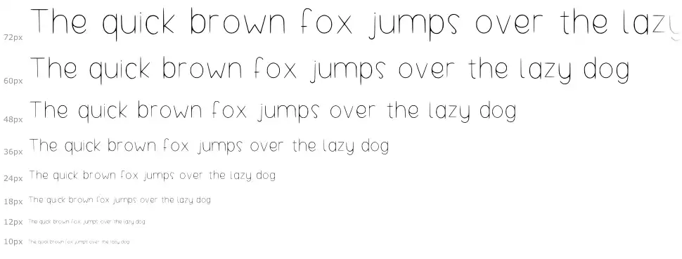 Dani's Handwriting Cascade Dani's Handwritingfont waterfall