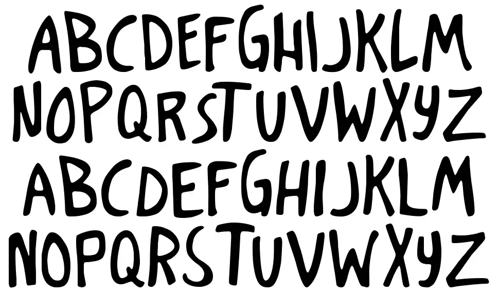 Dark Poestryfont specimens