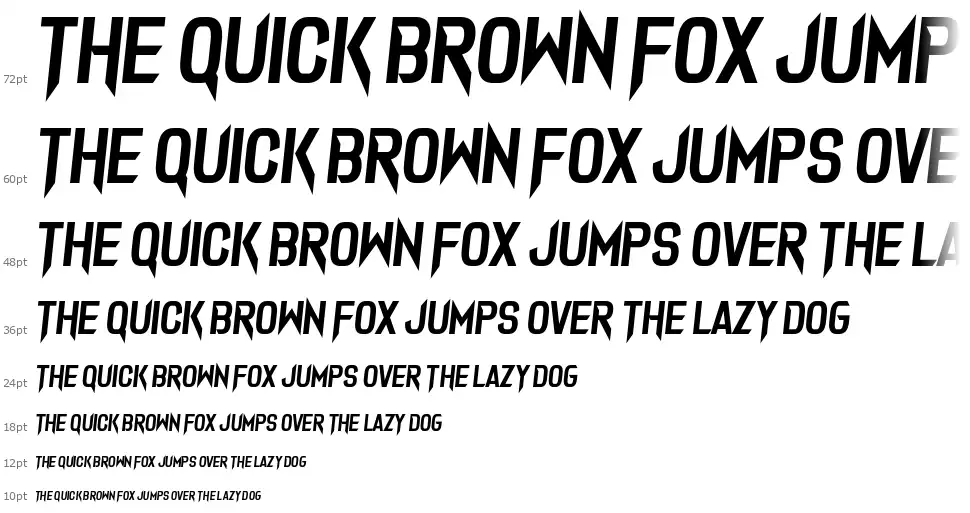 Dark Seedfont waterfall