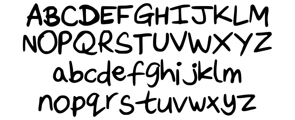 Daveys Doodlefacefont specimens