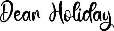 Dear Holiday