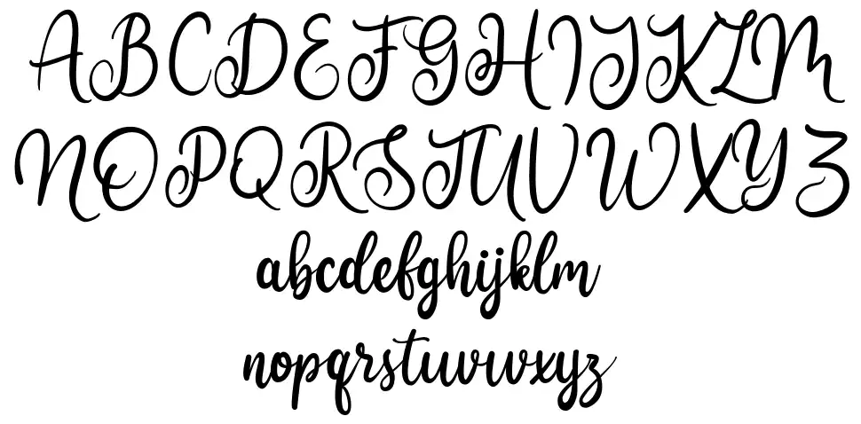 Dearheartfont specimens