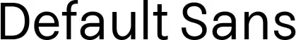 Default Sans