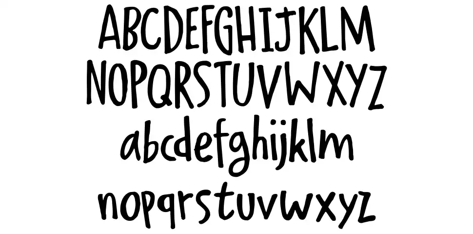 Delivery Notefont specimens