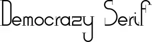 Democrazy Serif