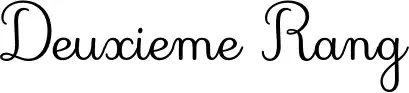 Deuxieme Rang