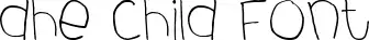 Dhe Child Font