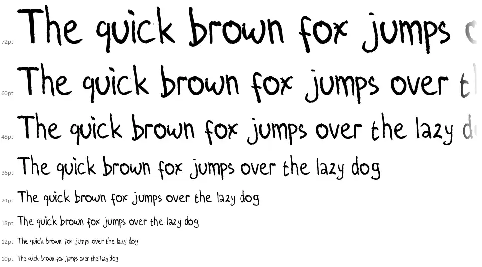 Dian Imami's Hand Writingfont waterfall