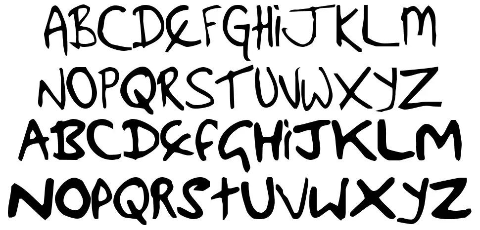 Dick Lucasfont specimens