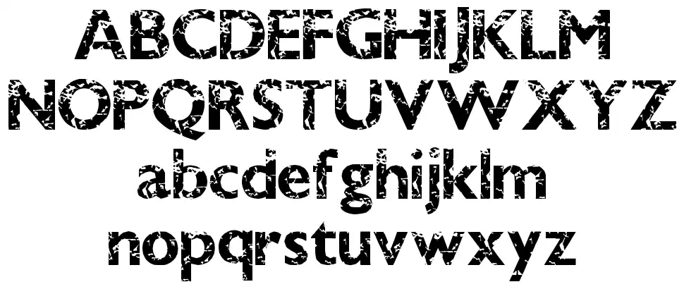 Dirty Banditfont specimens