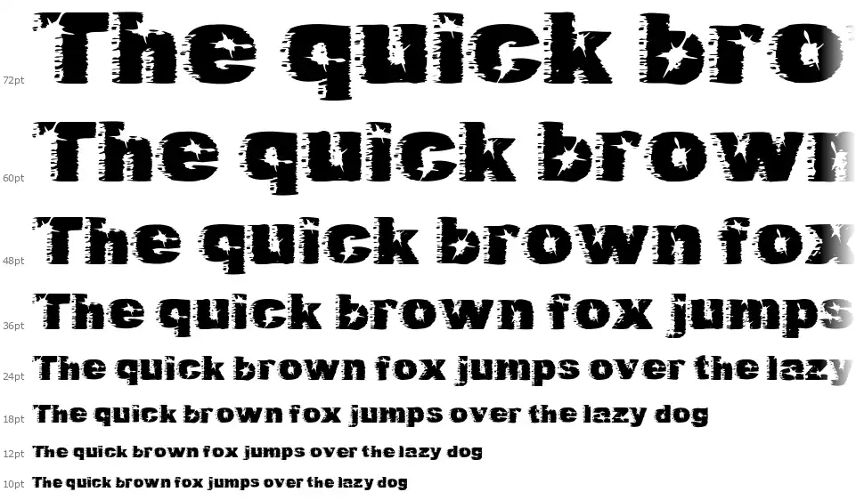 Dirty Harryfont waterfall