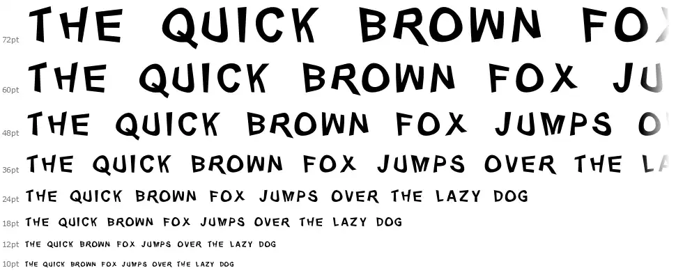 Distortyfont waterfall