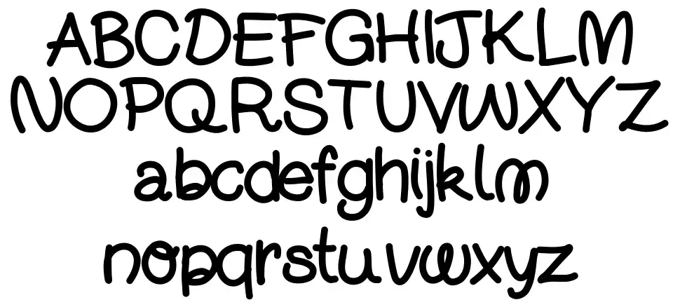 Djuice Writingfont specimens