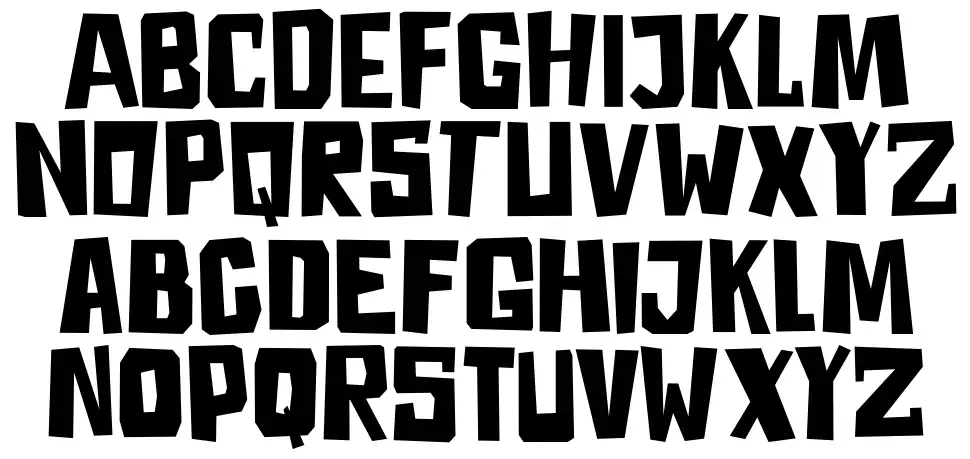 DK Astromonkeyfont specimens