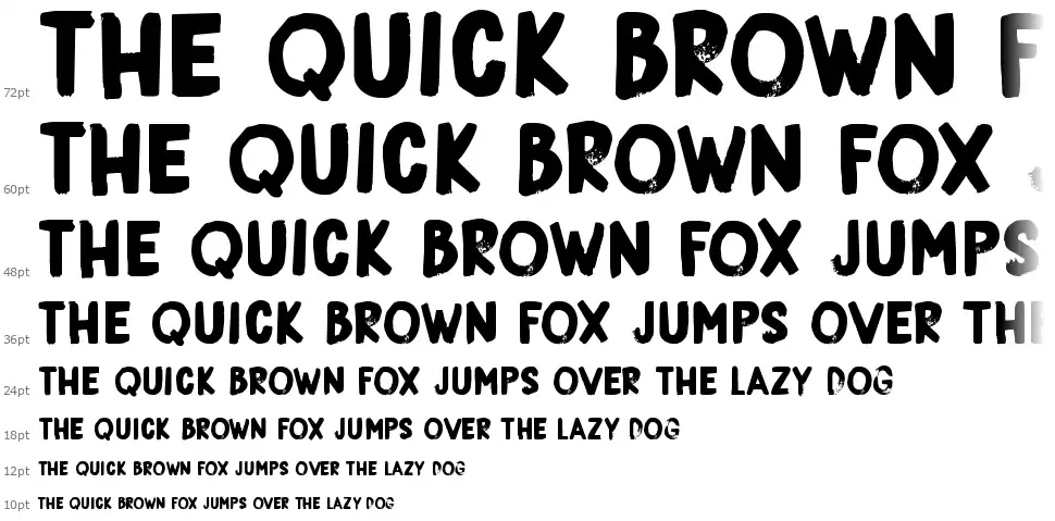 DK Boris Brushfont waterfall