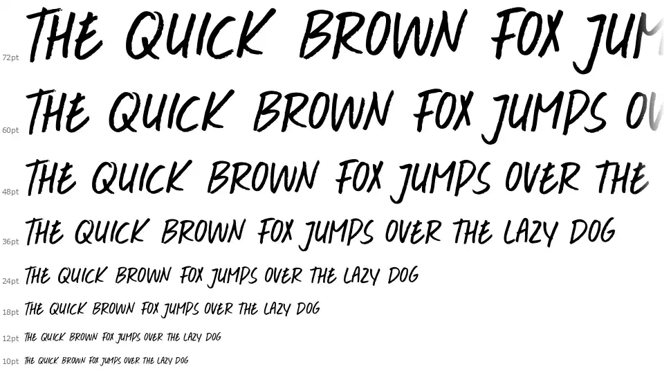 DK Double Quickfont waterfall