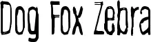Dog Fox Zebra