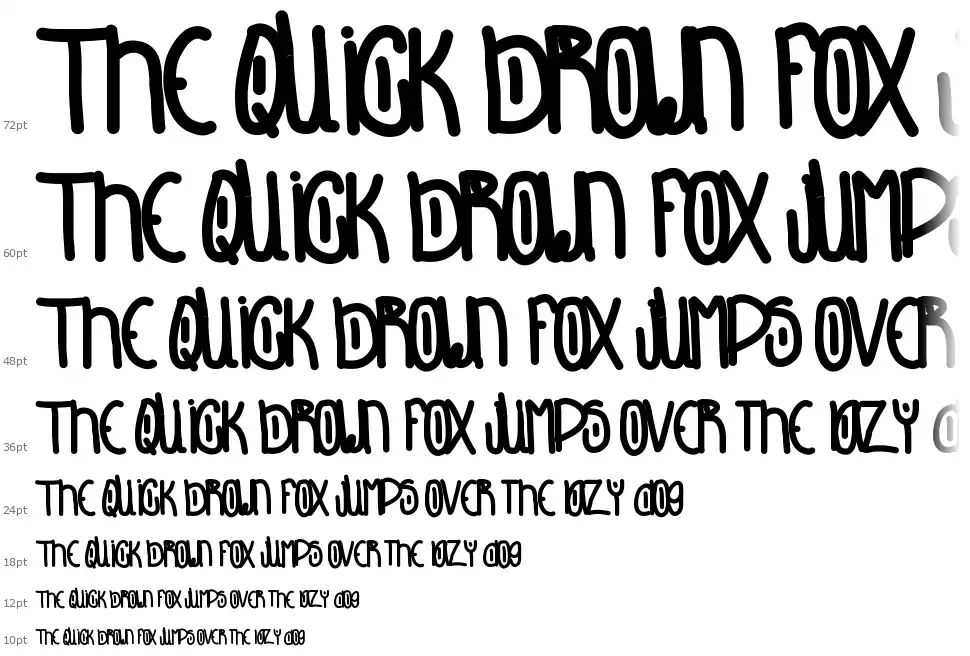 Dont Look Backfont waterfall