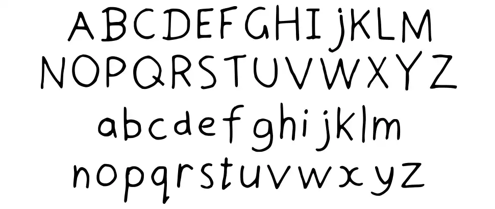 Doodle Headfont specimens