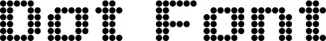 Dot Font