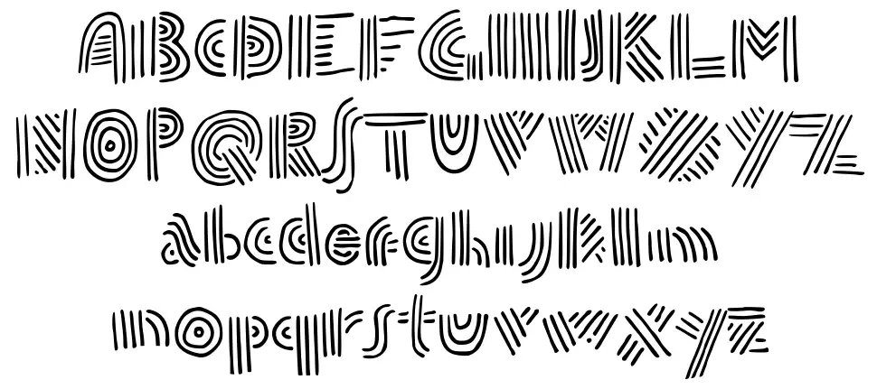 Doublespeakfont specimens