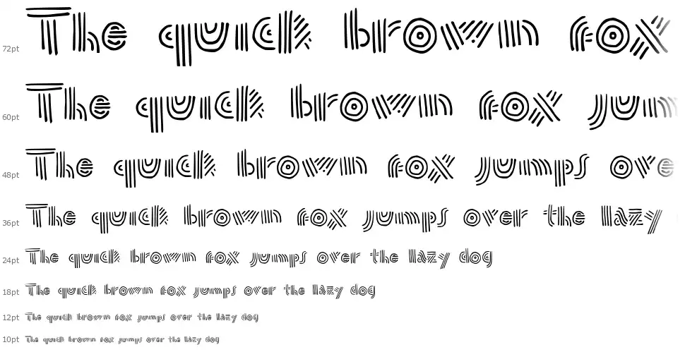 Doublespeakfont waterfall