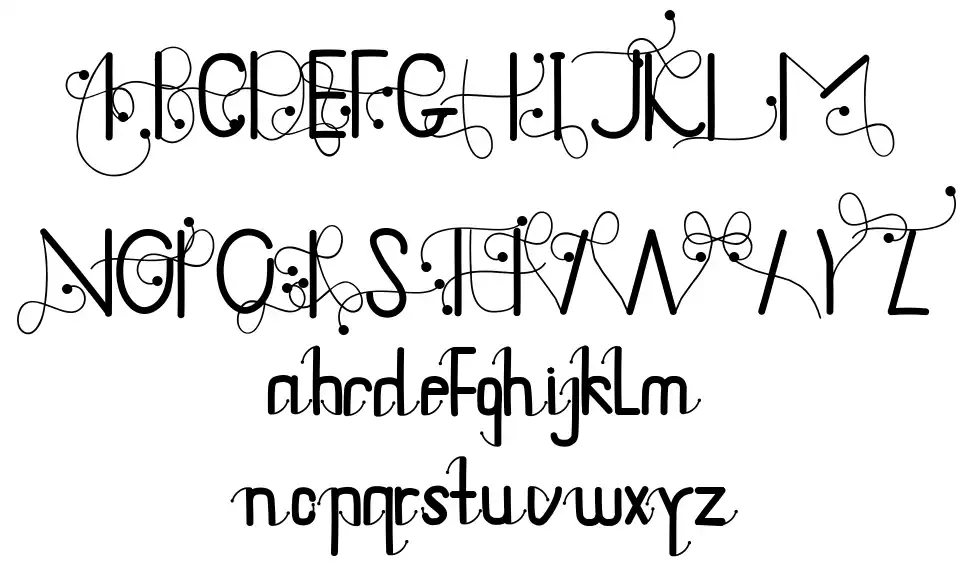 Doughnutzfont specimens