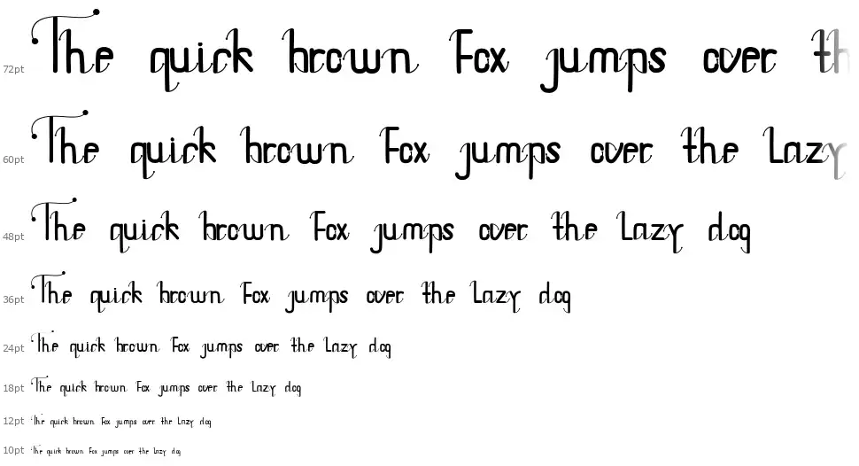 Doughnutzfont waterfall